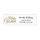Search for wish return address labels Birthday