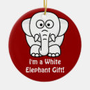 Search for white elephant christmas tree decorations Humour