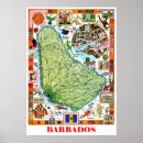 Search for map of barbados posters Travel