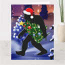Search for bigfoot postcards Santa