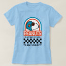 Search for peanuts snoopy tshirts Chequered flag