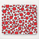 Search for red and black mousepads Polka dots