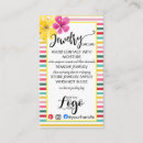 Search for jewelry care business cards Handmade