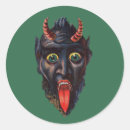 Search for gothic xmas stickers Krampus