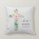 Search for he is risen cushions Scripture