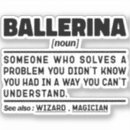 Search for funny ballerina stickers Dancing