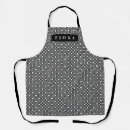 Search for black bbq aprons Black and white
