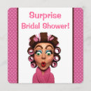Search for surprise bridal shower invitations Retro