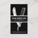 Search for white guy business cards Barbershop