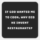 Search for funny restaurant stickers Chef
