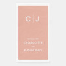 Search for peach wedding napkins Classic