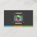 Search for people business cards camera