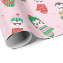 Search for pink penguin wrapping paper Cute