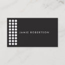 Search for perforated business cards Modern