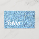 Search for swim instructor business cards Sport