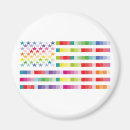 Search for multicolored magnets Modern
