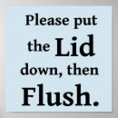 Search for flushing posters Toilet