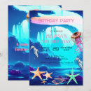 Search for sea animal party invitations Watercolor