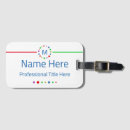 Search for fun luggage tags Red