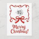 Search for company logo christmas cards Red and white