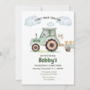 Search for tractor 1st birthday invitations Start your tractor