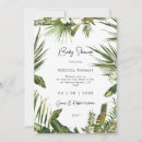 Search for tropical leaves invitations Bohemian