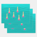 Search for swimming pool wrapping paper Aqua