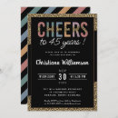 Search for retro surprise birthday invitations Milestone