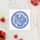 Search for blue willow napkins Blue and white