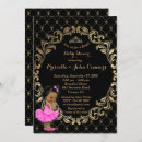 Search for black princess baby shower invitations Chic
