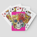 Search for mexican sugar skull playing cards Calavera