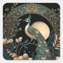 Search for art deco nouveau stickers Peacock