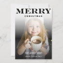 Search for black christmas cards Family photo
