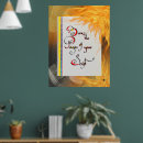 Search for burning posters Illustration
