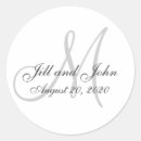 Search for grey wedding stickers Initial
