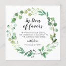 Search for in lieu of favours wedding signs Charity