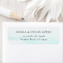 Search for waves return address labels Watercolor