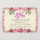 Search for aloha baby shower invitations Floral