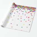 Search for bright colors wrapping paper Dots