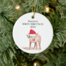 Search for piglet christmas tree decorations Cute