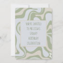 Search for psychedelic birthday invitations Groovy