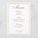 Search for white and gold menus Classy