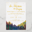 Search for elegant mountain wedding invitations Pines