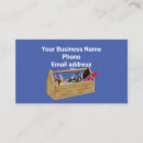 Search for tools business cards Tool box
