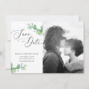 Search for watercolor save the dates Greenery