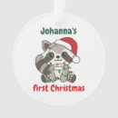 Search for raccoon christmas tree decorations Animal lover