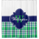 Search for navy blue shower curtains Initials