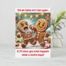 Search for gingerbread cookies christmas cards Santa