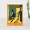 Search for green halloween cards Black cat