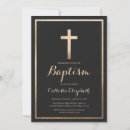 Search for chic christening invitations Typography